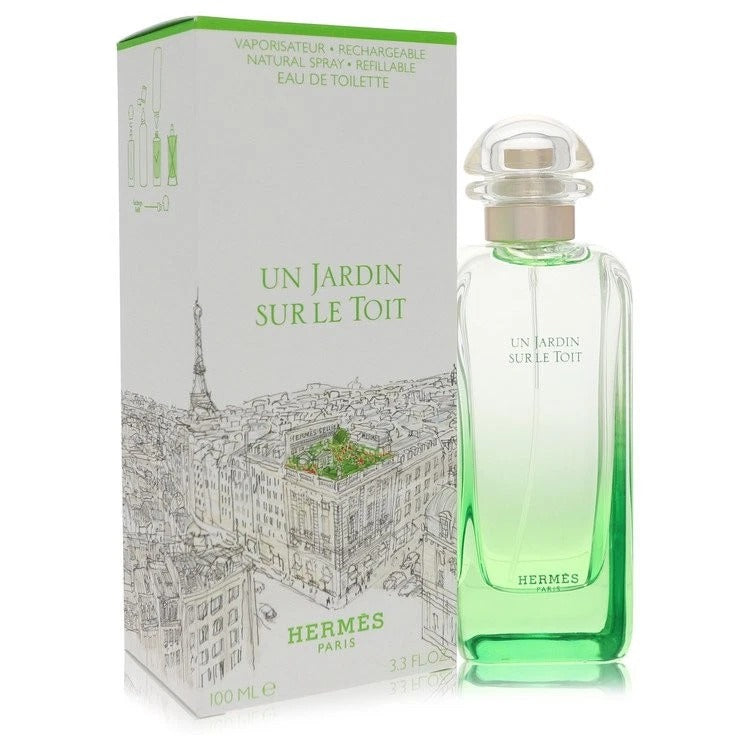 Hermès Un Jardin Sur Le Toit Eau de Toilette Spray 3.3 fl oz / 100 ml – Unisex Fragrance